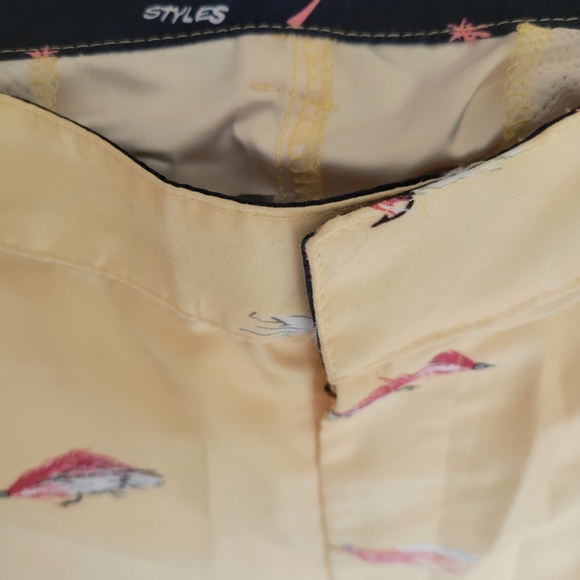 Bermuda Styles Fishing Lure Swim Trunks - Picture 3 of 9